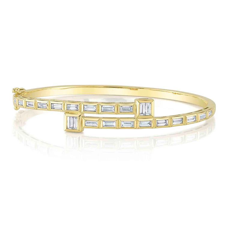 Baguette Bezel Bangle