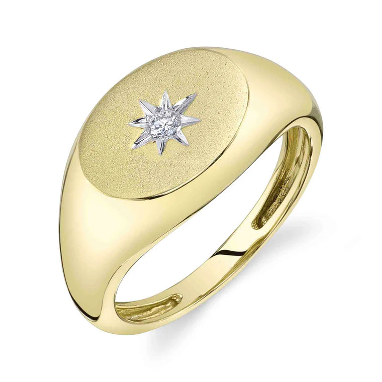 Starburt Signet Ring