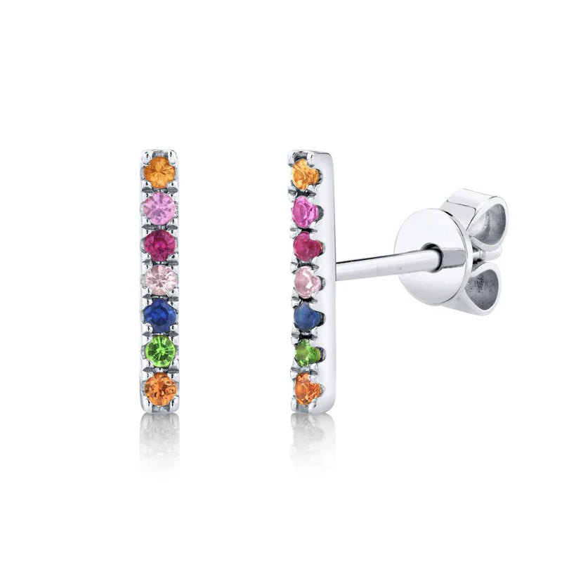 Multi-color Bar Studs