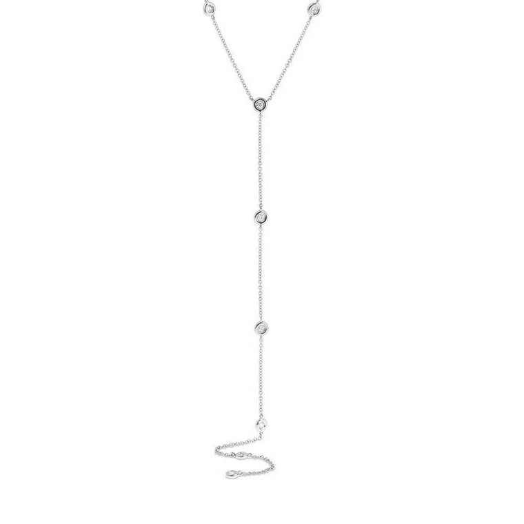 Diamond Lariat Necklace