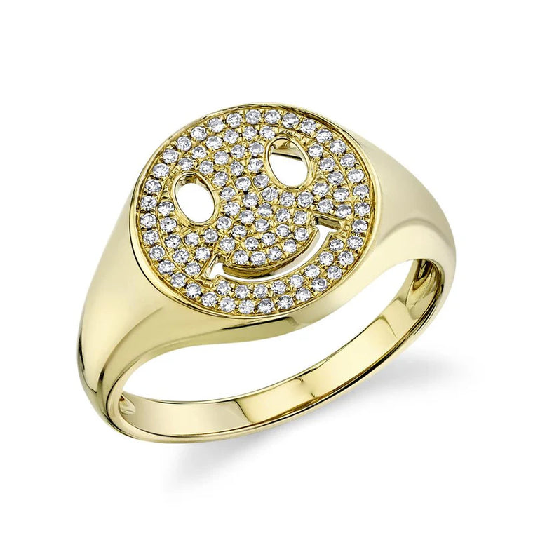 Smile Signet Ring