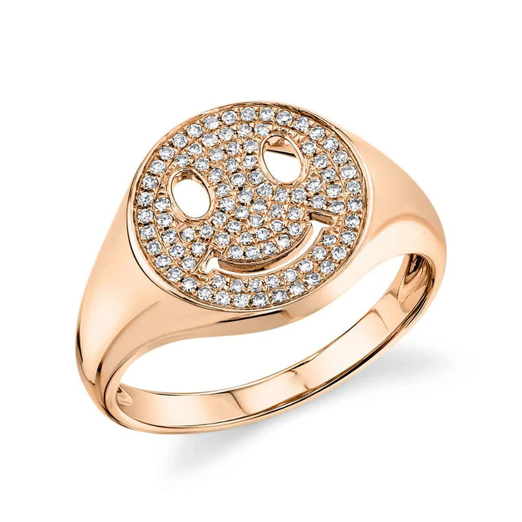 Smile Signet Ring