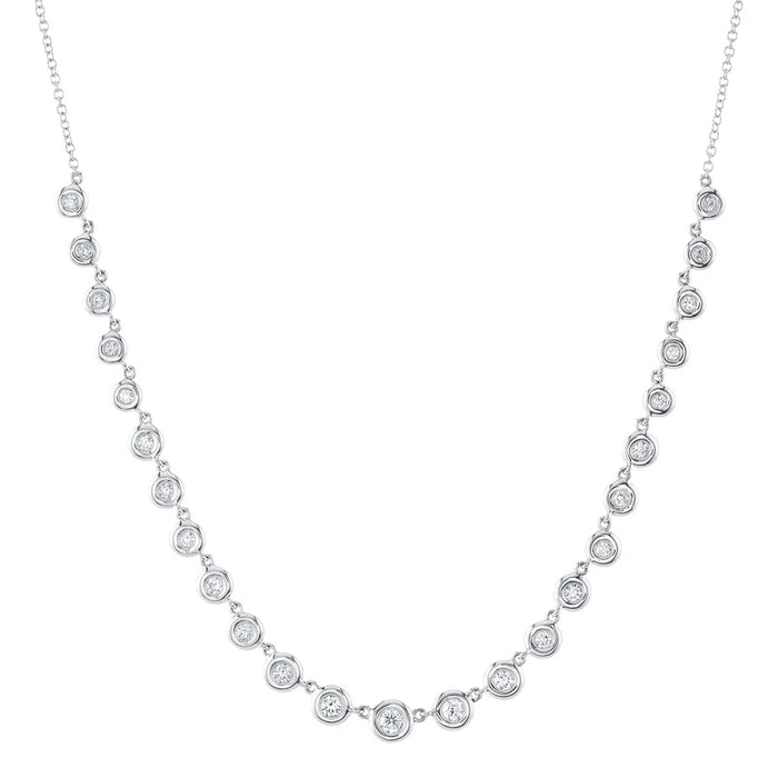 Diamond Bezel Necklace