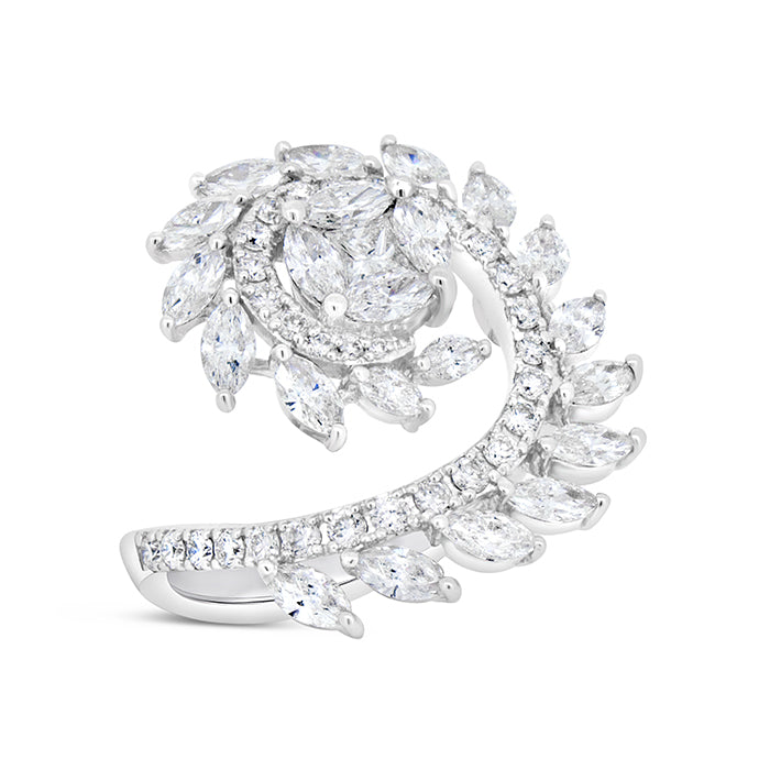 Diamond Spiral Ring | Sandler's Diamonds & Time | Columbia SC | Mt. Pleasant