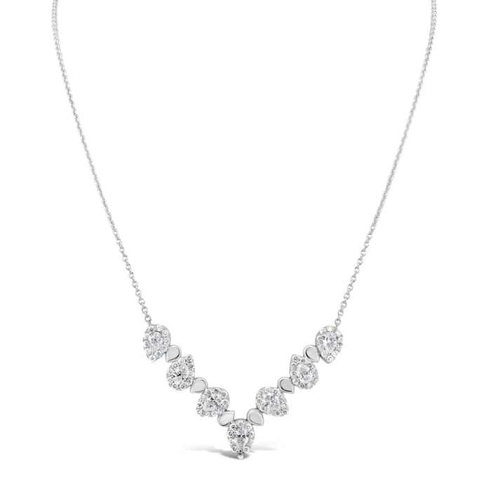 V-Shaped Diamond Necklace