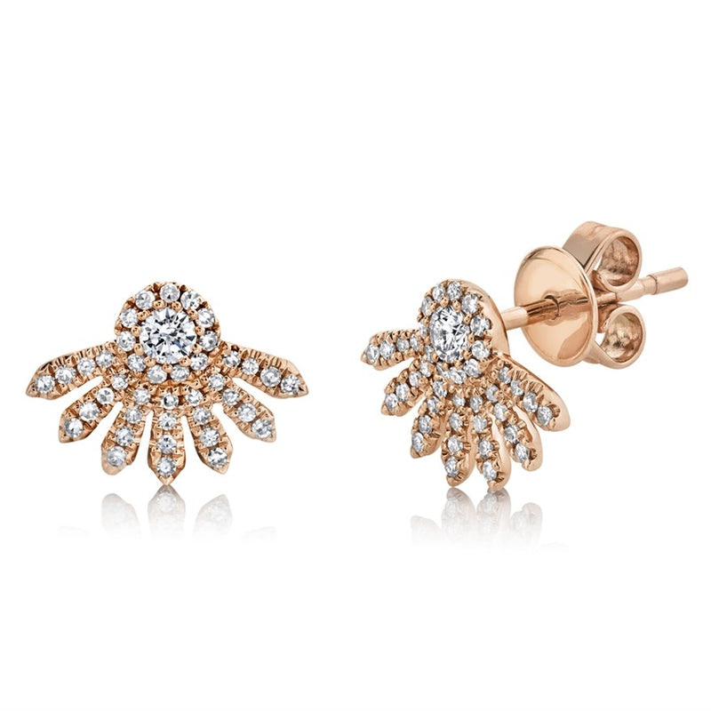 Pave Studs - Pasha Fine Jewelry