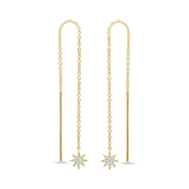 Pavé Star Ear Threader